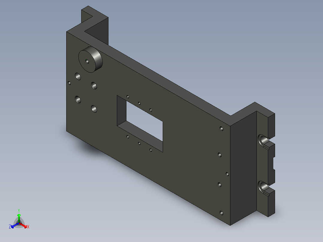 泵体铣面夹具（CAD图+UG三维）