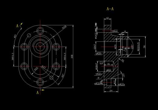 泵体铣面夹具（CAD图+UG三维）缩略图