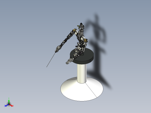 气动指挥机器人