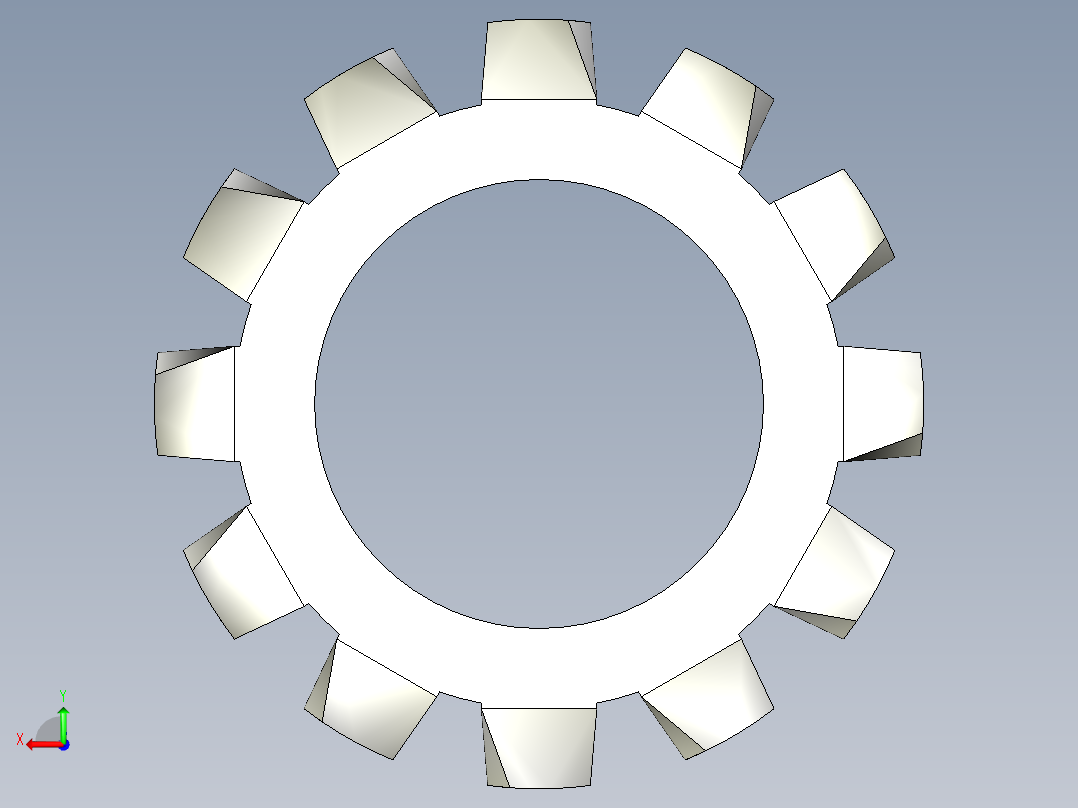 垫圈 外牙锁 公制-EXTERNAL TOOTH LOCK WASHER for M10 SCREW.x_t后视图