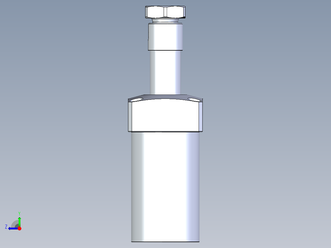 KOSMEKLHA0550-GR-Q25多系列多零件图纸模型右视图
