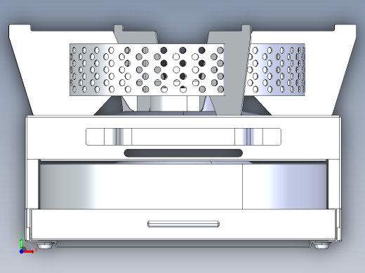 以酒精为燃料的炉子前视缩略图