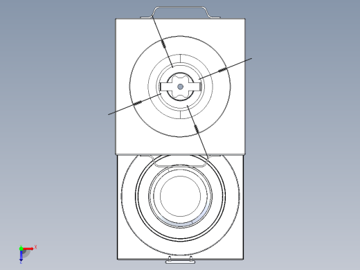 以酒精为燃料的炉子俯视缩略图