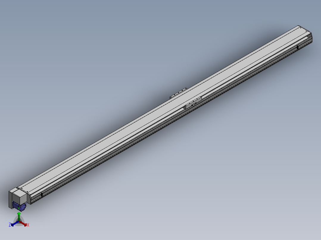 精密模组MT220-L150-3700-LD-M75-C4正等轴测图