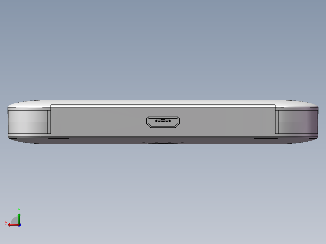4000maH 移动电源后视图