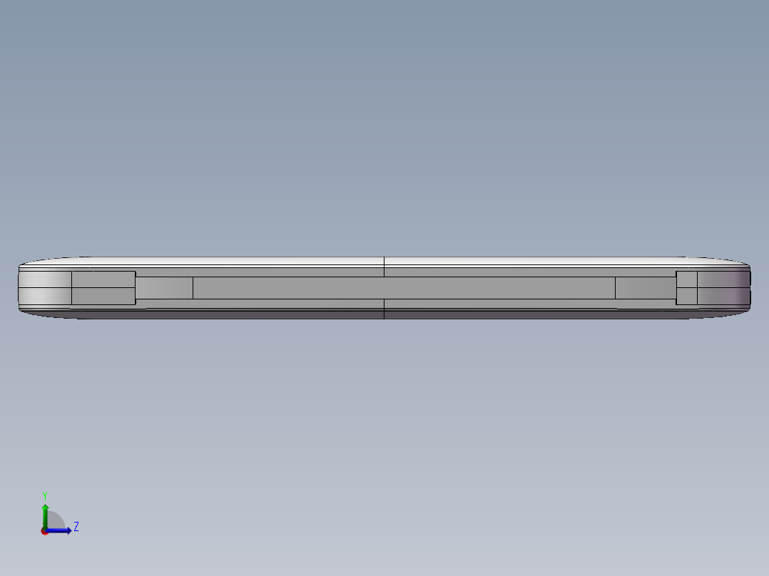 4000maH 移动电源左视图