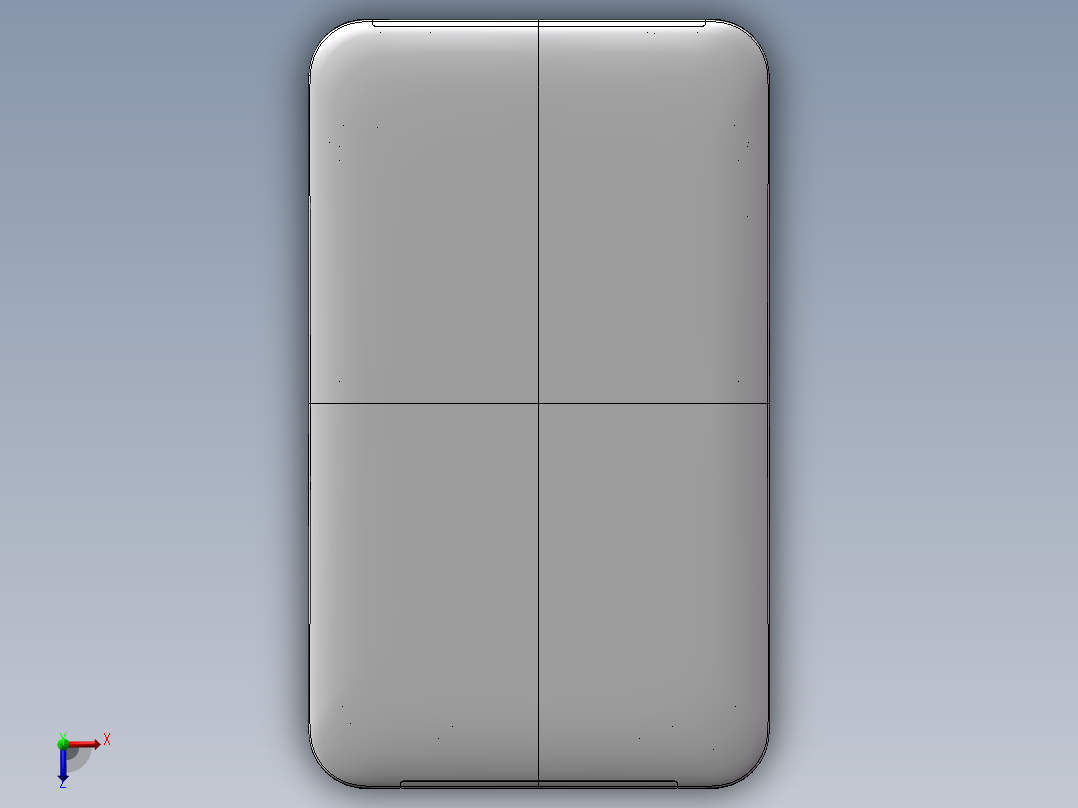 4000maH 移动电源俯视图