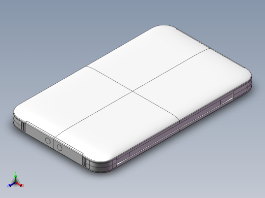 4000maH 移动电源正等轴测缩略图