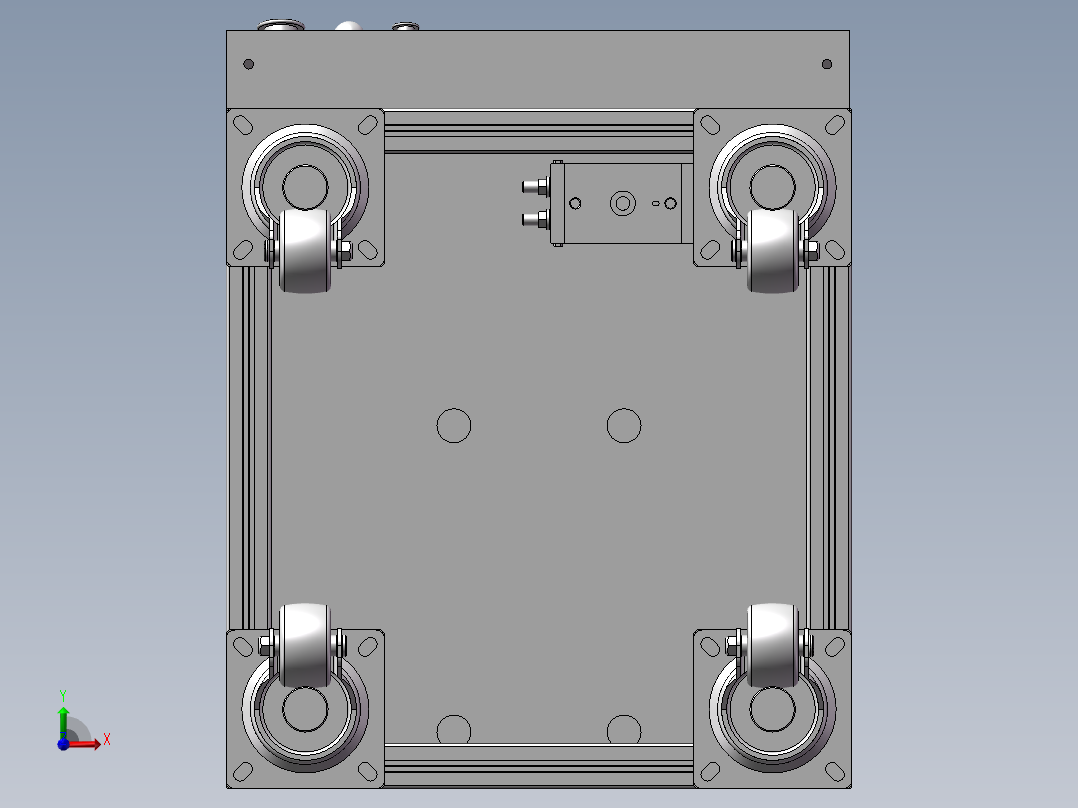 高精度自动贴标机前视图