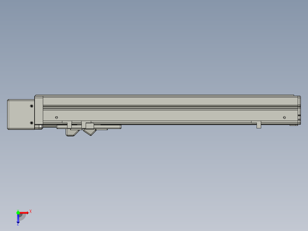 VF丝杆传动-一般环境VT5-S240-BL俯视图