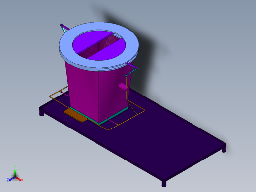 脚踏开盖的垃圾桶