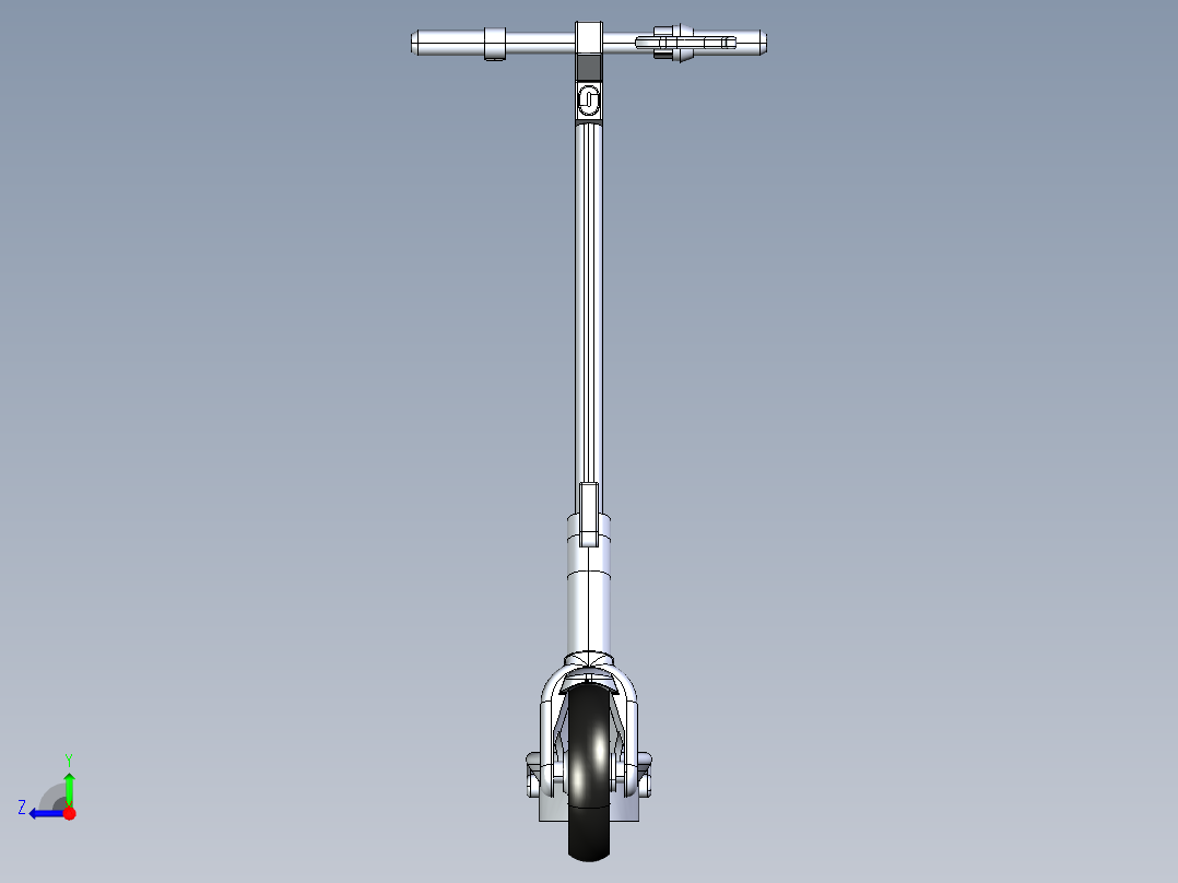 废料倾斜输送机右视图