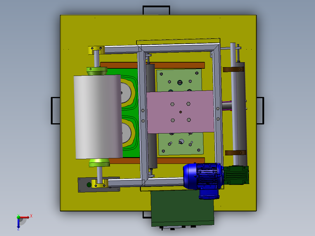 Terry sealer machine 俯视图