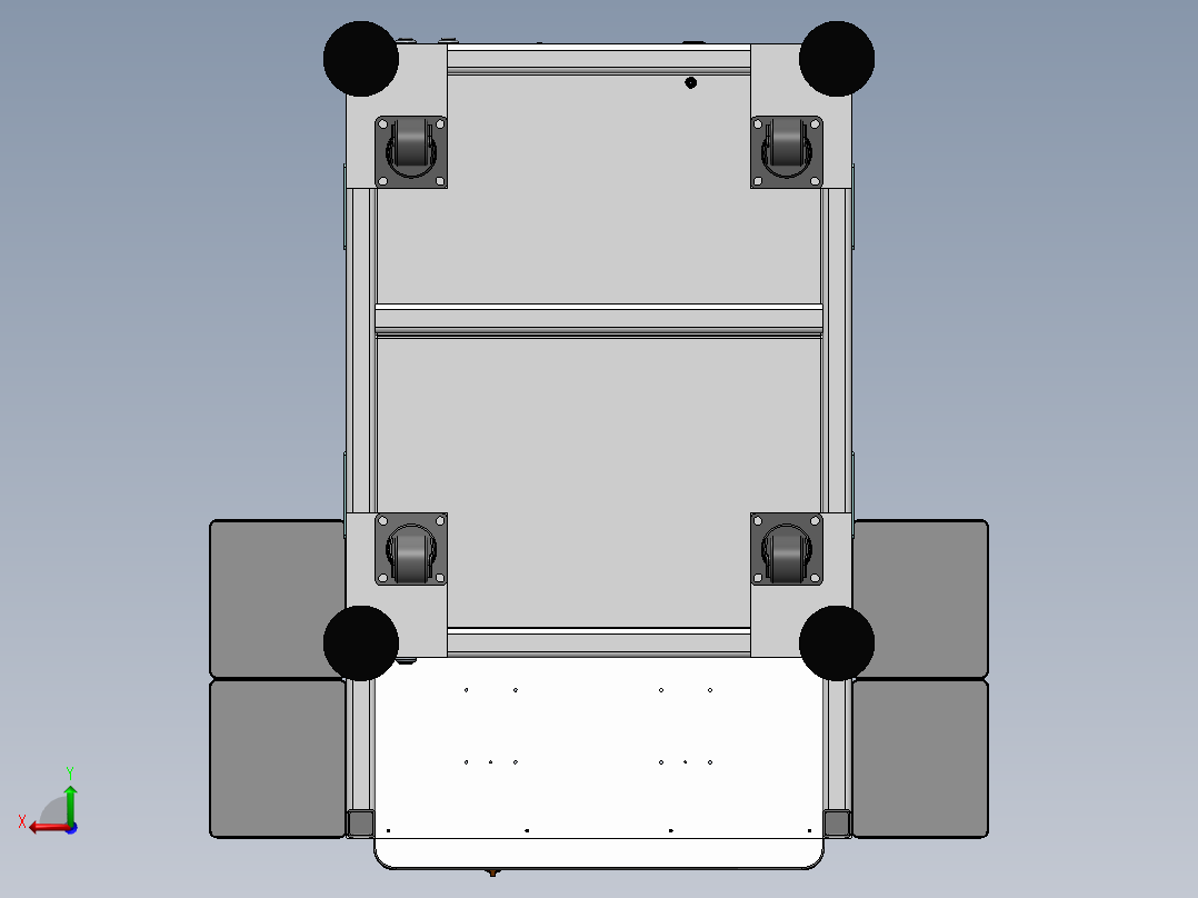 磁铁无磁区检测设备后视图