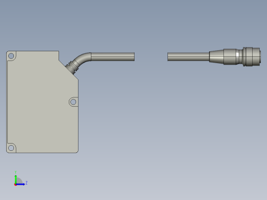 基恩士LB-301_kc图纸模型左视缩略图