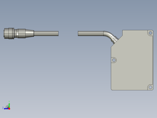 基恩士LB-301_kc图纸模型右视缩略图