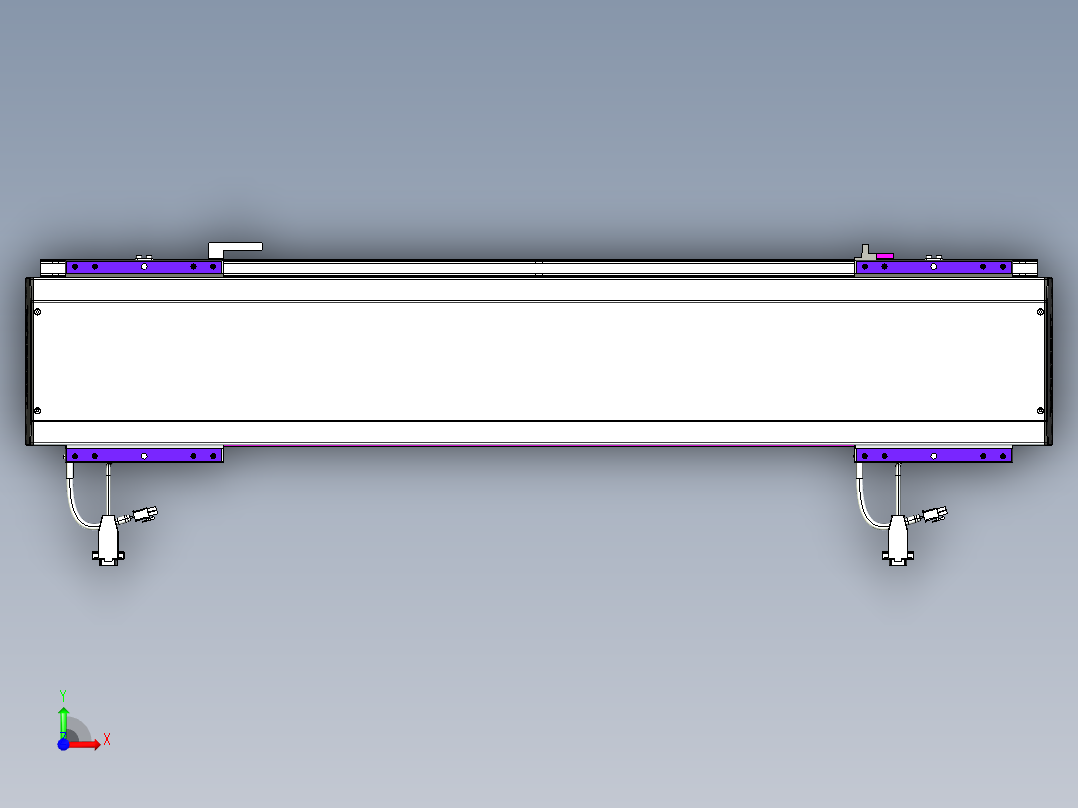 威洛博VL系列直线电机模组-2VL17E2-S600前视图