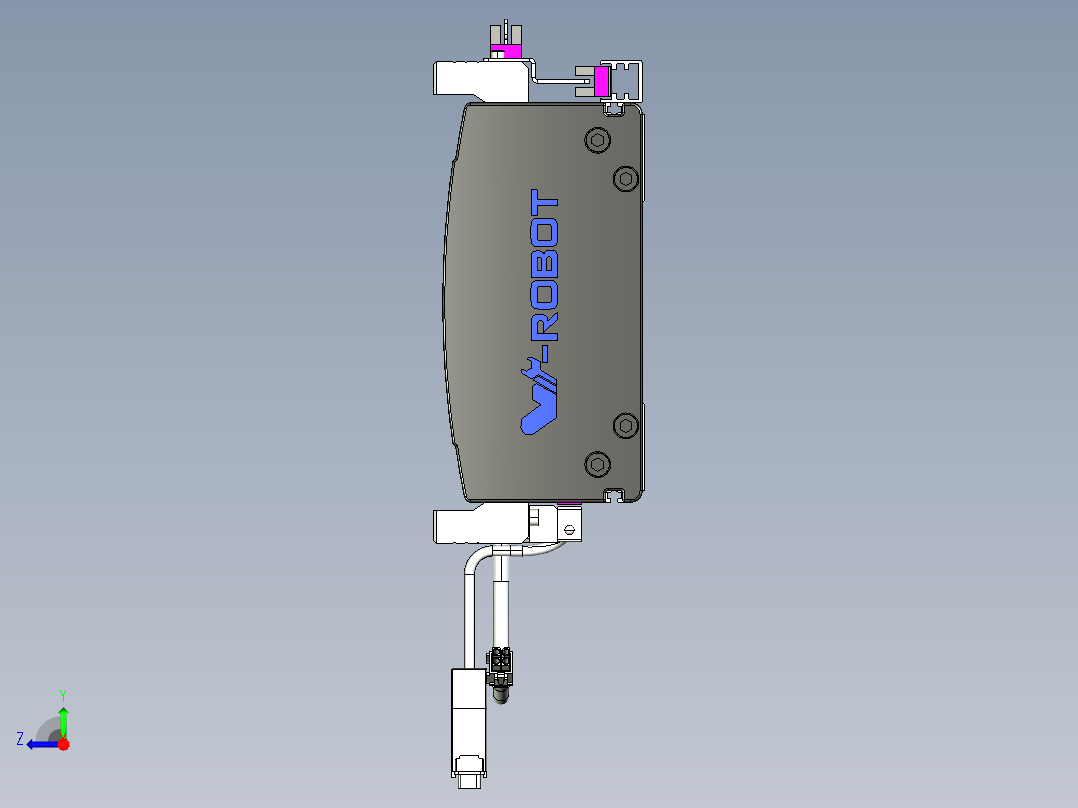 威洛博VL系列直线电机模组-2VL17E2-S600右视图