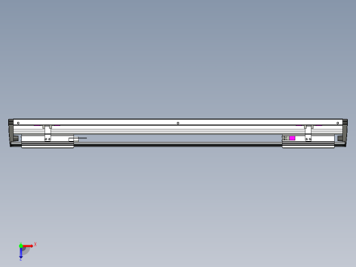 威洛博VL系列直线电机模组-2VL17E2-S600俯视缩略图