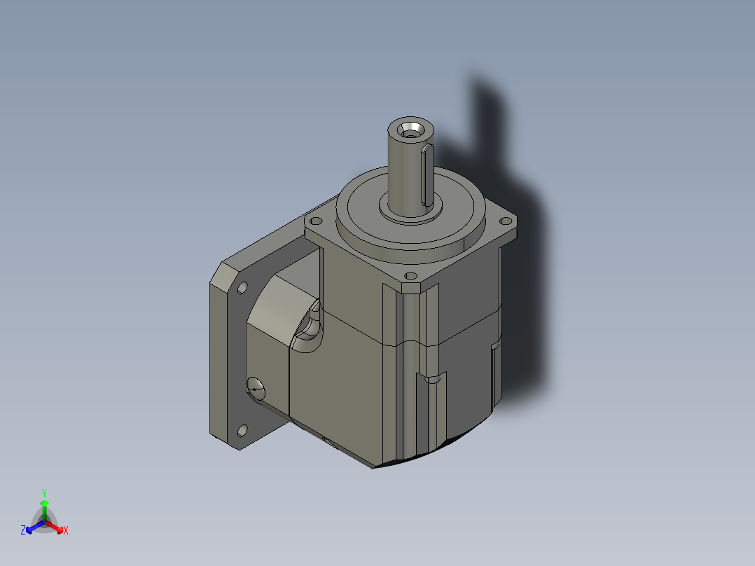 斜齿ZPGH142-L1 28-180-215-M14 LR83.STEP主视图
