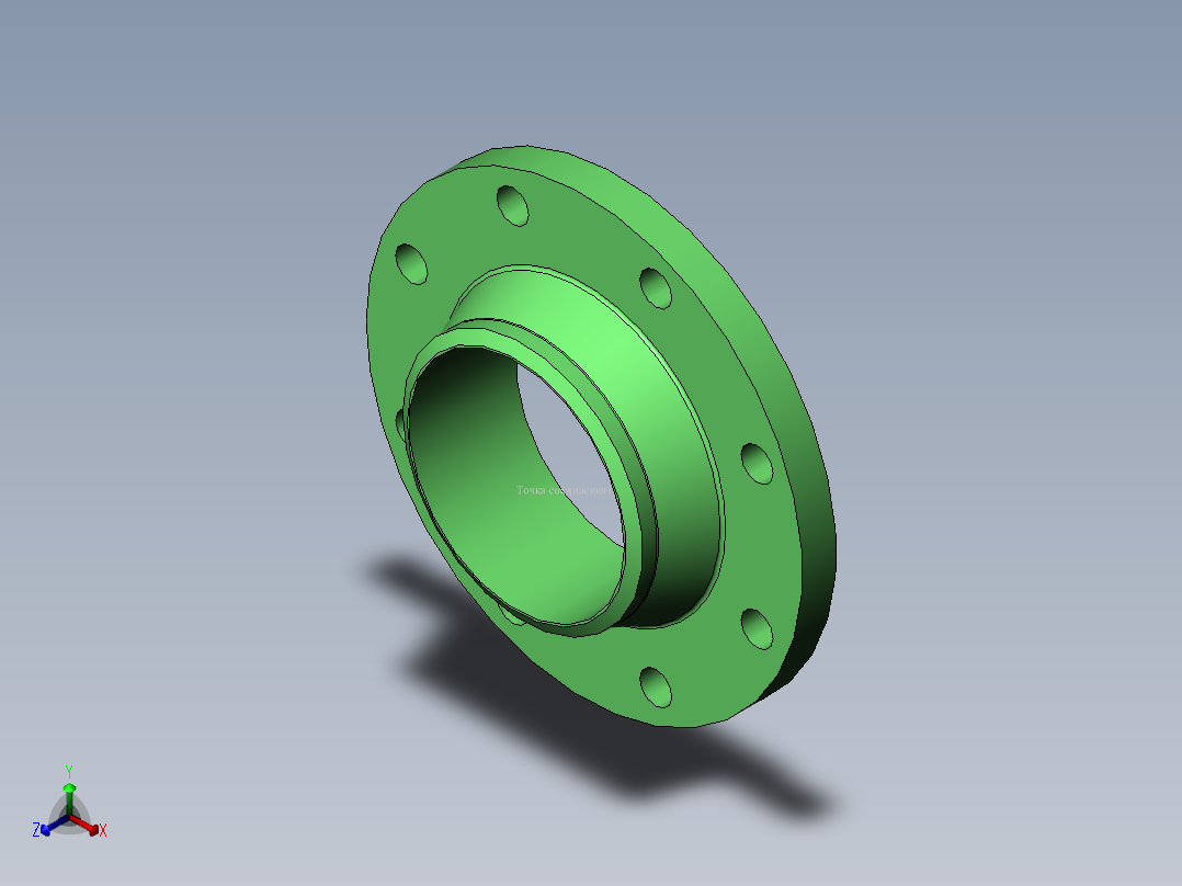 法兰 (28)正等轴测图
