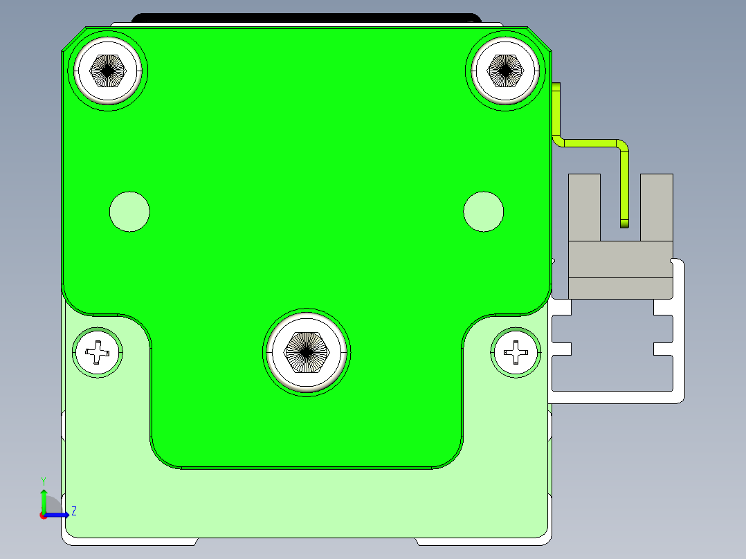 威洛博LES小滑台LES25-Lxx-S150-BC左视图