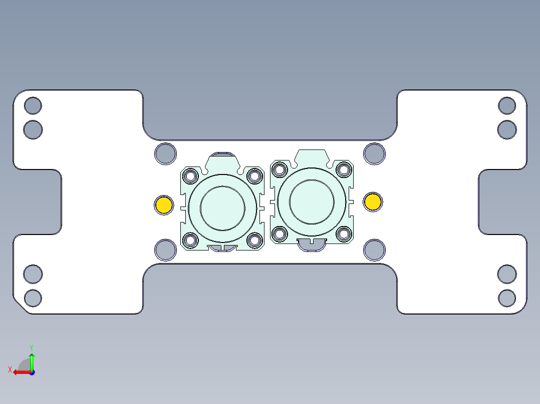ZX551-B-笔记本CNC工装夹具三维模型CNC7-1010后视图