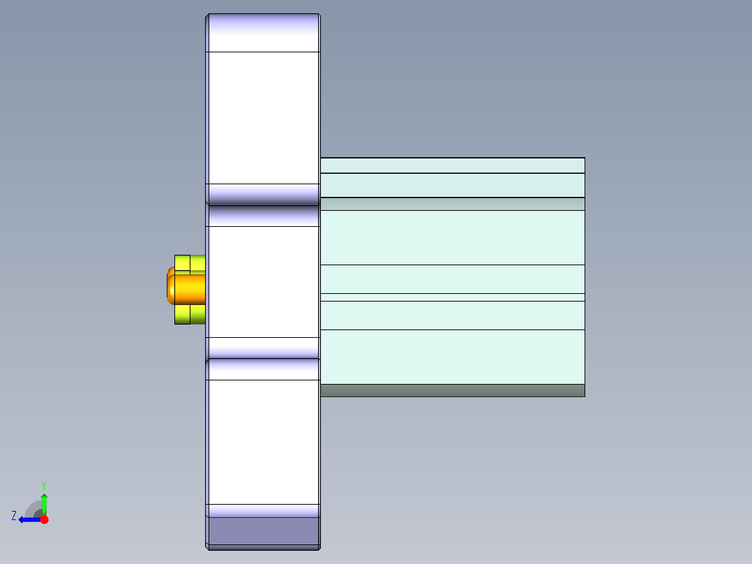 ZX551-B-笔记本CNC工装夹具三维模型CNC7-1010右视图