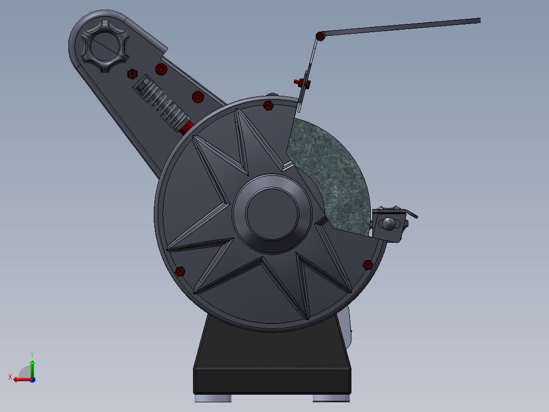 两用带式砂光机（磨床）sw16后视图