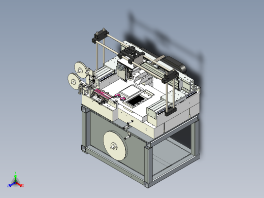 全自动编带摆盘一体机step