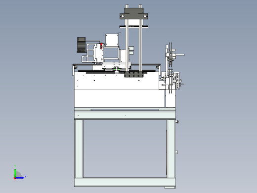 全自动编带摆盘一体机step左视缩略图