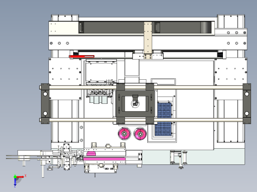 全自动编带摆盘一体机step俯视缩略图