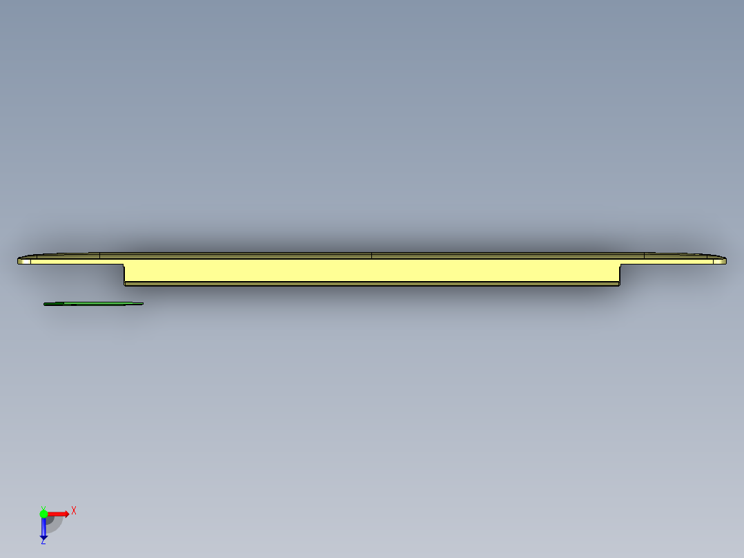 小尺寸电脑铣字符LOGO程序模型俯视图