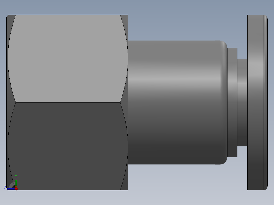 气动元件APCF10_04右视图