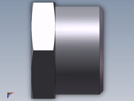 堵头 4C+4D 管端堵、4C-22俯视缩略图