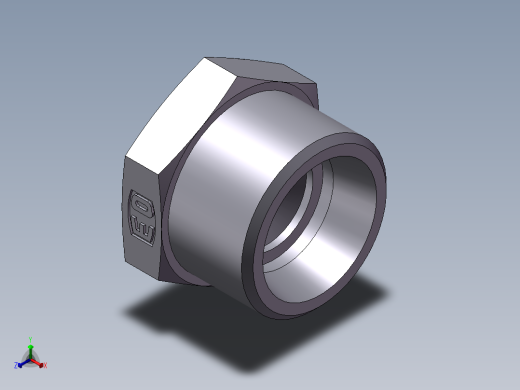 堵头 4C+4D 管端堵、4C-22正等轴测缩略图