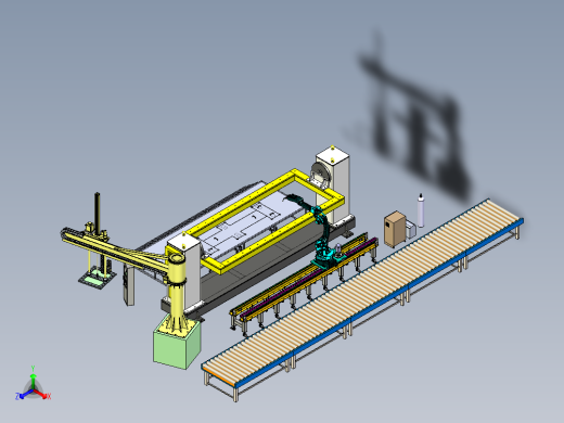 自动化焊接机械手工作站模拟