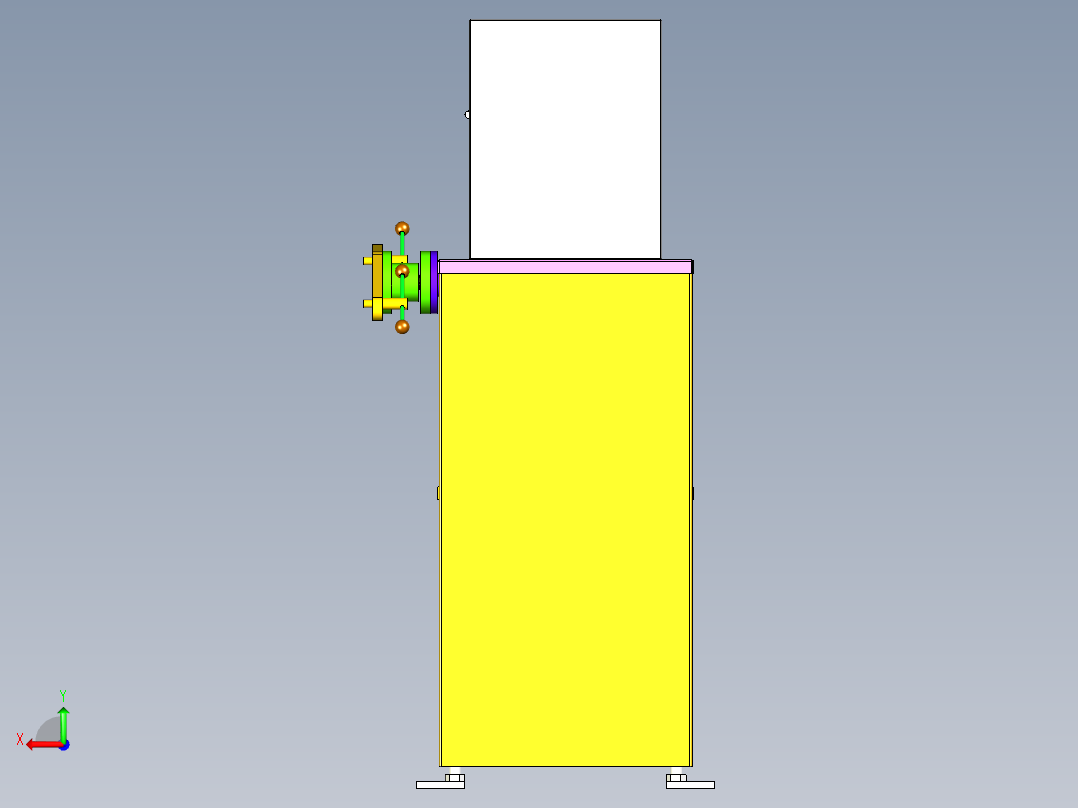 扭力机模型图设计后视图