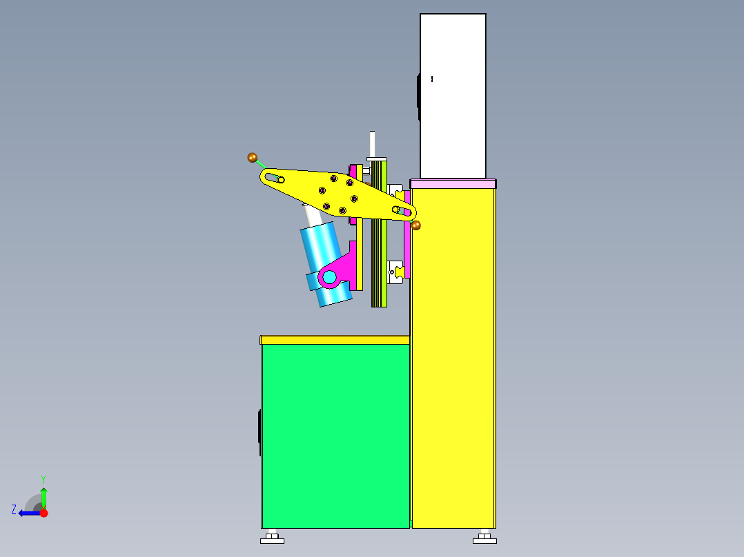 扭力机模型图设计右视图
