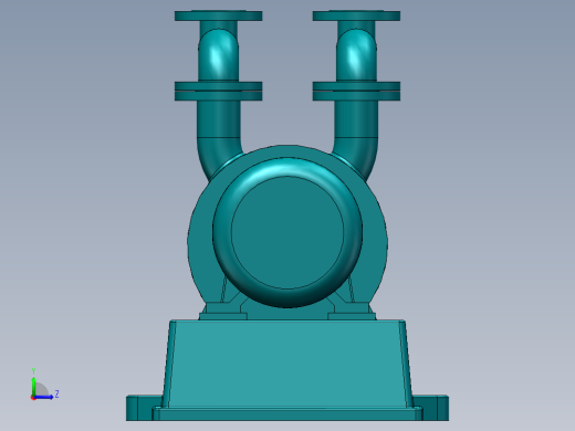 泵、水泵、SK-3水环式真空泵(台州兴华)左视缩略图