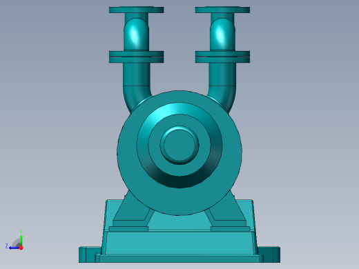 泵、水泵、SK-3水环式真空泵(台州兴华)右视缩略图