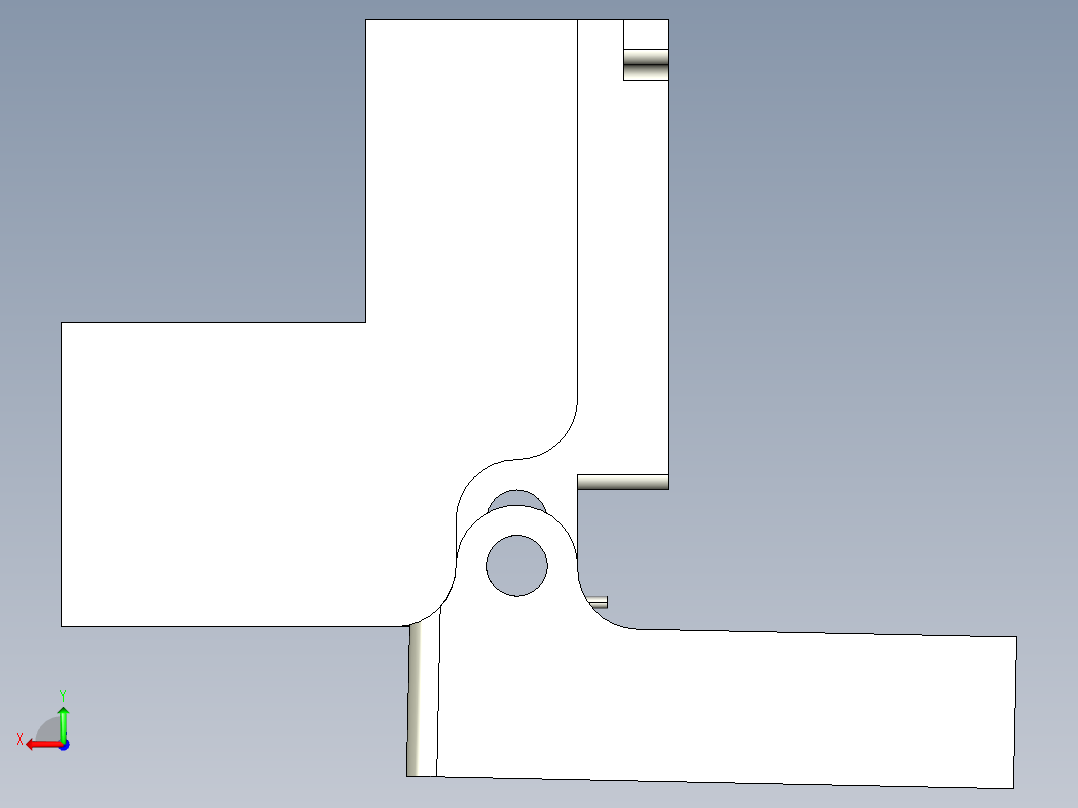 滑动盖结构后视图