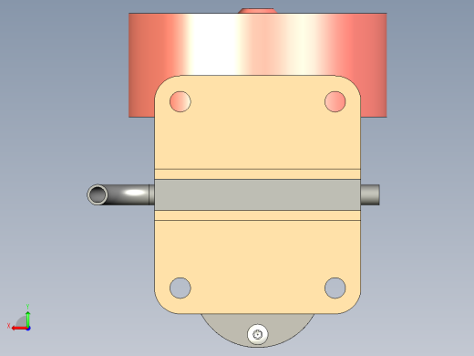 蒸汽机single-cylinder-oscillating-steam-模型格式为 stp后视缩略图