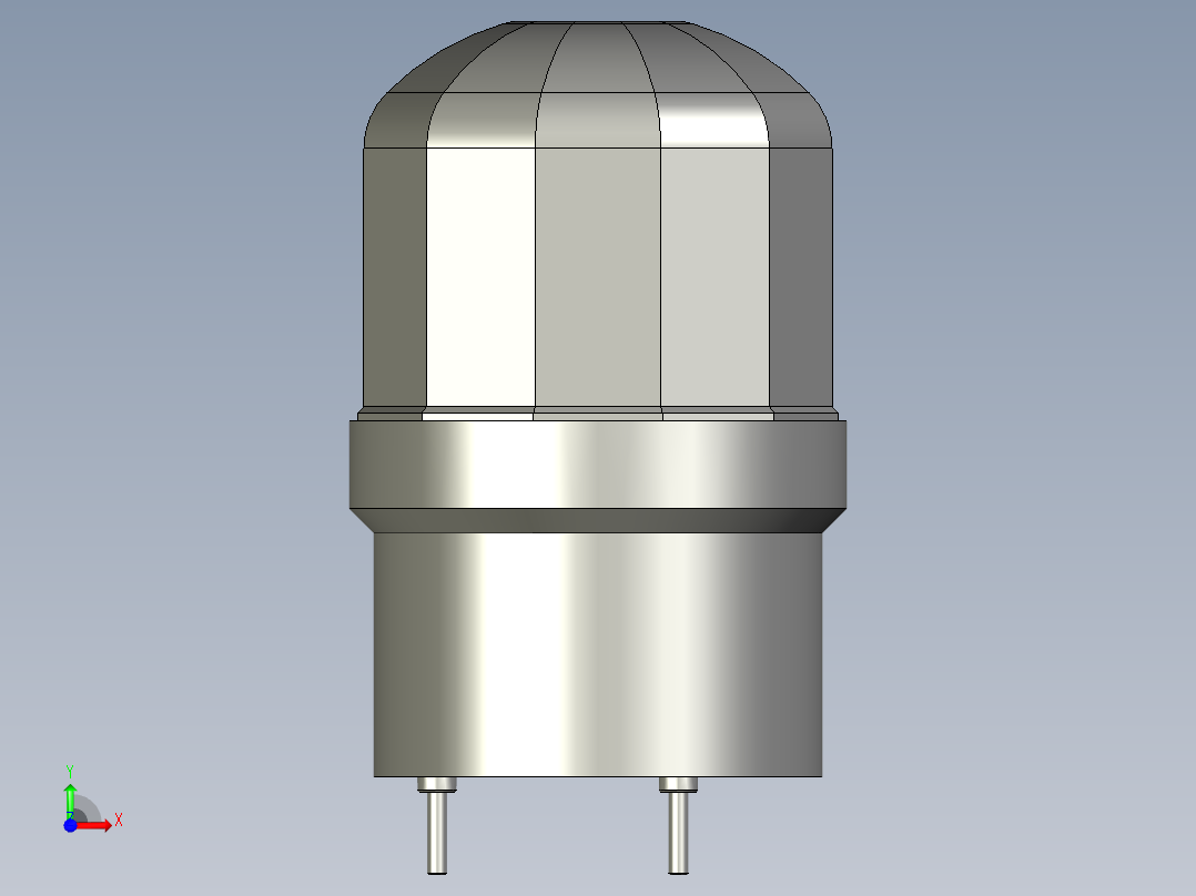 P127-LTE-1101J旋转警示灯前视图