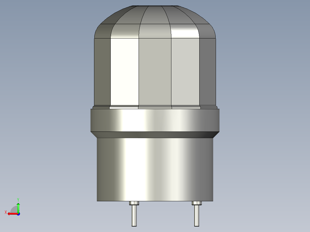 P127-LTE-1101J旋转警示灯后视图