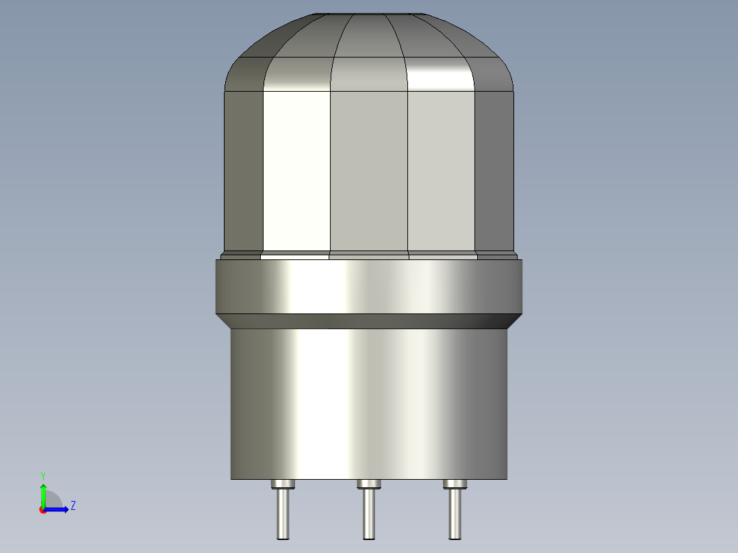 P127-LTE-1101J旋转警示灯左视图