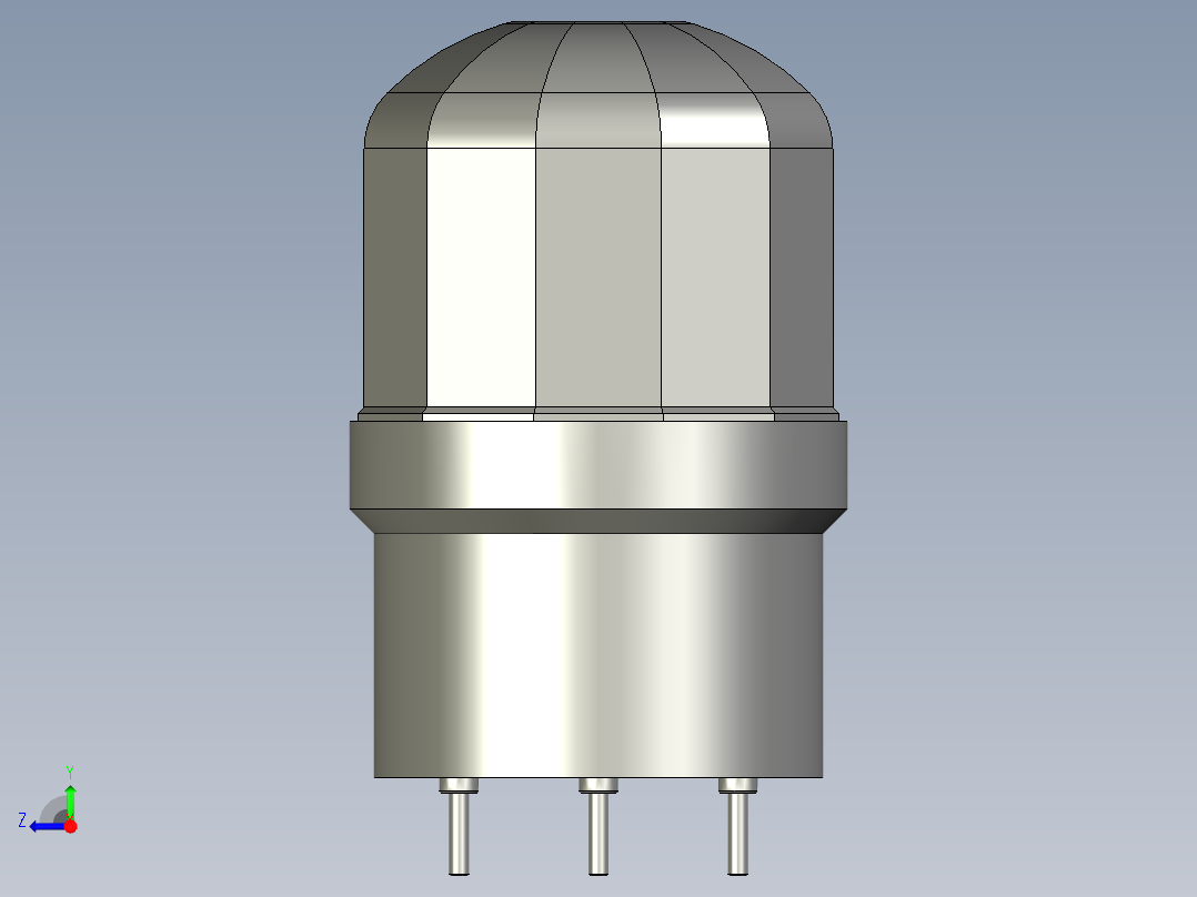 P127-LTE-1101J旋转警示灯右视图