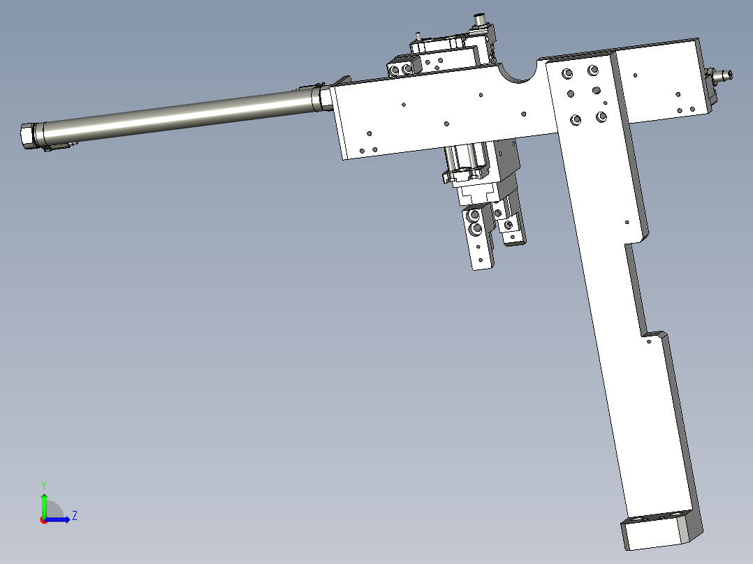 F-YBA204DH-拖动机器手左视图
