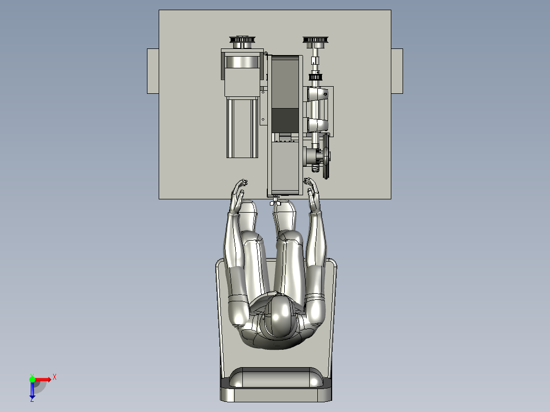 管针计数装置俯视图