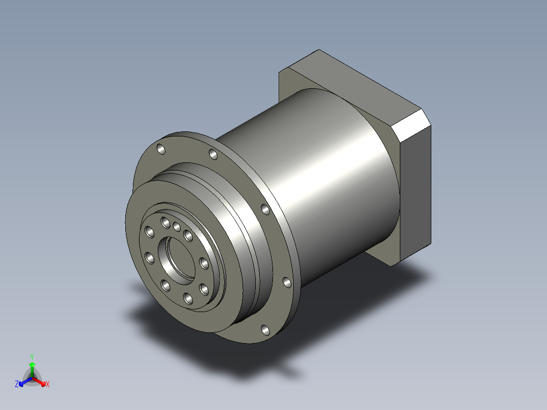 AH064-L-5-F2-001-YT-14正等轴测图